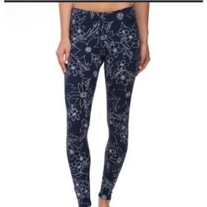 Nike Leg-A-See Blue Hawaiian II Printed‎ Stretch Leggings Size XS